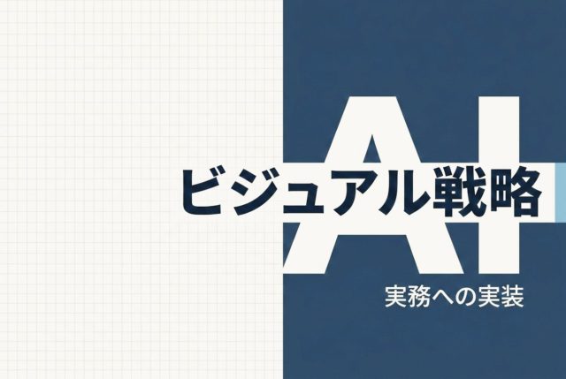 AI活用でビジュアルの価値を拡張する実務法 | 杉山宣嗣