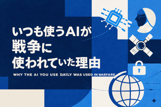 いつも使うAIが戦争に使われていた理由 |杉山宣嗣