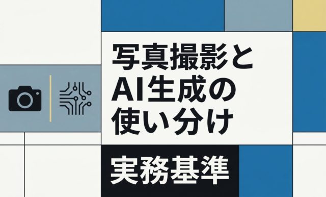 Criteri per lo scatto fotografico e la generazione dell'intelligenza artificiale| 杉山宣嗣
