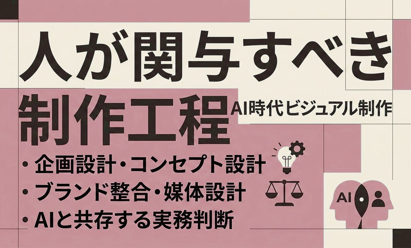 人が関与すべき制作工程 | 杉山宣嗣