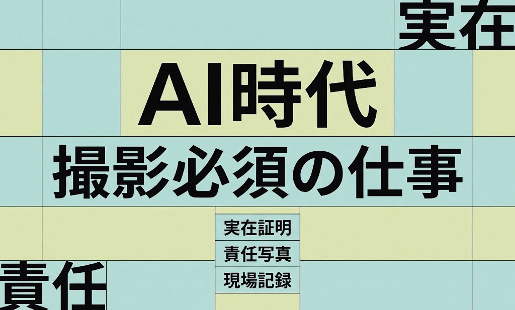AI時代 撮影が必須になる写真の条件 | 杉山宣嗣