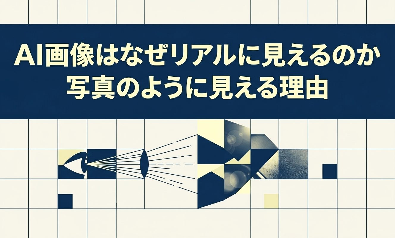 AI画像はなぜリアルに見えるのか｜写真のように見える理由 | 杉山宣嗣