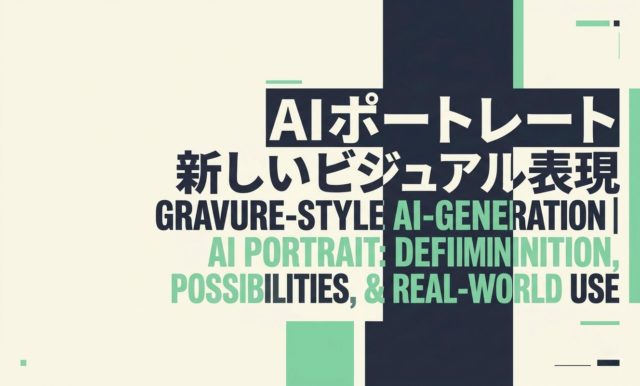 AIポートレートでグラビア風写真を作る | 杉山宣嗣